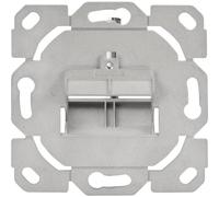 DIGITUS Face avant pour prise réseau modulaire - Pour module Keystone - 2 ports - Coudé à 45 degrés - Design possible - Prise vide sans cadre ni enjoliveur - Gris