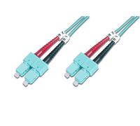 DIGITUS FO câble patch OM3 - 3 m SC vers SC câble fibre optique - LSZH - Duplex
