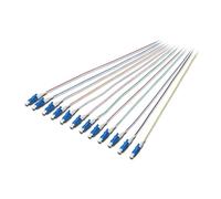 Digitus Pigtails fibre optique LC Simplex OS2 – lot de 12 – 2 m – code couleur DIN IEC 304