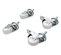Digitus Jeu de roulettes DN-19 CASTOR-WM 19 pouces, 4 pièces, 2x blocables, multicolore