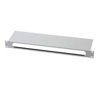 Digitus – Panneau d'agencement de câbles 1U – brosse 30×400 mm, plateau 480×120 mm – gris (RAL 7035)