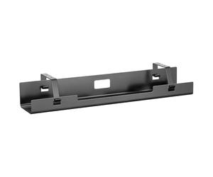 DIGITUS Goulotte passe-câble sous le bureau - Montage sous table - pour câbles, blocs multiprises - 60 x 13,5 x 10,8 cm - noir