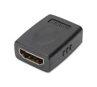 DIGITUS HDMI Coupleur - pour la Prolongation de câbles HDMI - 2X HDMI Type A (Femelle à Femelle) - HDMI 2.0 - UltraHD 4K/60Hz, 3840 x 2160 Pixels - Noir