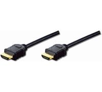 DIGITUS HDMI High Speed mit Ethernet Anschlusskabel, 5m, sw
