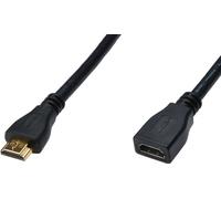 DIGITUS HDMI Verlängerungskabel m. Ethernet 4K 3m schwarz