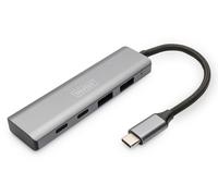 Digitus Hub 4 ports USB-C, 2x USB A + 2x USB-C