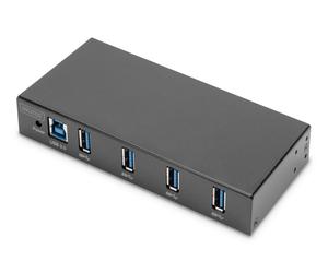 Digitus Hub USB 3.0, 4 ports, Industriel