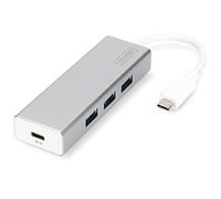 DIGITUS DA-70242-1 - Concentrateur (hub) - 4 x SuperSpeed USB 3.0 + 1 x USB-C (alimentation électrique) - de bureau