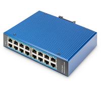 DIGITUS Industrial 16-Port Gigabit Switch, Unmanaged