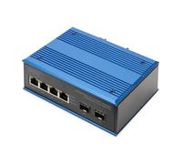 DIGITUS Industrial 4+2-Port Gigabit Ethernet PoE Switch