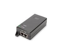 Digitus Injecteur PoE+ Gigabit Ethernet 802.3at 30W, Ports RJ45, Portée 100m (400m avec extenseur), Alimentation PoE 48V, DN-95103-2