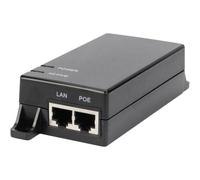 DIGITUS Injecteur PoE - IEEE802.3af - Gigabit Ethernet - 15.4 Watt - Max. 48 Volt - Alimentation Broches 4/5(+) & 7/8(-)