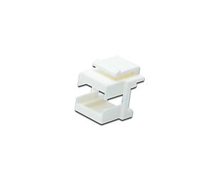 DIGITUS Keystone Coupleur - Adaptateur Fibre Optique - LC - pour Panneau de Brassage modulaire - Blanc