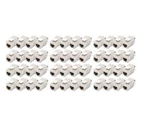 DIGITUS Keystone Module Cat-6A Blindé - 48 pièces - RJ45 femelle - 500 MHz 10GBase-T - AWG 26-22 - Montage sans outils