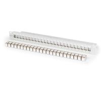 DIGITUS Kit de Panneaux de Brassage - 24 Ports - avec 24 modules Keystone DN-93615 - 500 MHz - Cat 6A - Montage en Rack dans Une Armoire réseau 19 Pouces - 1 U - Gris