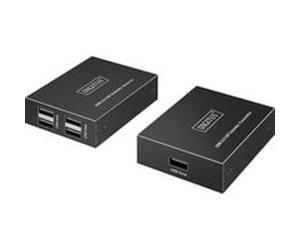 Digitus "Kit d''extension USB 2.0 CAT, 480 Mbps, 150 mètres, Rallonge USB"