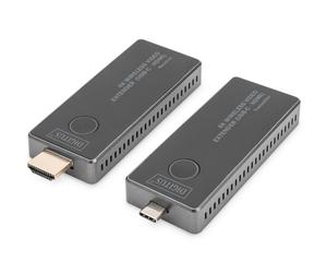 Digitus Kit d'extension vidéo sans fil 4K, 30 m (USB-C - HDMI), 4K/30Hz