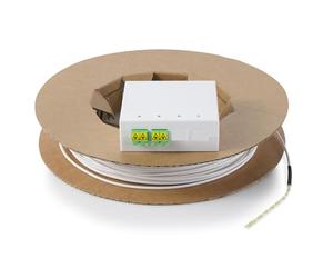 DIGITUS Kit d'installation FTTx - 30 m - 2x LC-APC duplex - Blanc