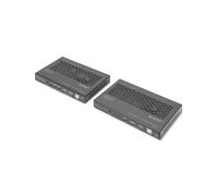 Digitus Kit Extension HDMI HDBaseT 3.0 - 4K/60Hz, 4:4:4, 18Gbit/s, 100m Cat.6a, KVM USB 2.0, eARC/ARC, RS232, Gigabit Ethernet