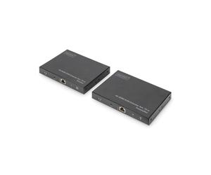 Digitus Kit Extension KVM HDMI 4K DS-55513 : UHD 4K/60Hz jusqu'à 70m via Cat.6/7/8, KVM/USB, HDMI 2.0, HDCP 2.2/1.4, Extracteur Audio S/PDIF