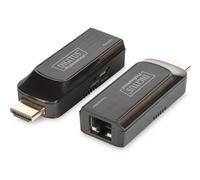 Digitus DS-55203 extension audio/video Émetteur et récepteur réseau Noir, Extension HDMI