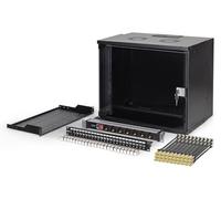 DIGITUS Kit réseau 19 Pouces - 9U - Non monté - Soho Pro - Noir