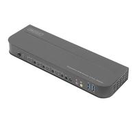 Digitus – Commutateur KVM – 4x DP, sortie 1x DP/HDMI, USB, 4K@60Hz