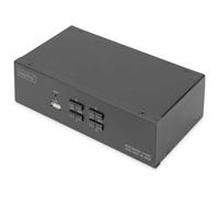 DIGITUS KVM-Switch 4-Port Dual-Display,4K, HDMI