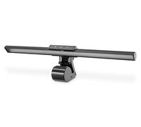 DIGITUS Lampe LED pour écran avec fixation par serrage - Variable - 5 niveaux de luminosité - Température de couleur réglable - 250 lumens - Luminaire de bureau - Noir