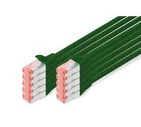 Digitus LAN Cable Cat 6-2m - 10 Pack - RJ45 Network Cable - S/FTP Shielded - 1 G