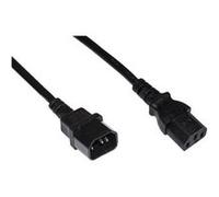 Digitus LKIEC10 câble électrique Noir 1 m Coupleur C14 G