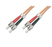DIGITUS LWL Câble de raccordement 2 x ST 2 x ST OM2 2,0 m