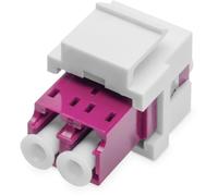 DIGITUS LWL Kupplung LC/LC Multimode-OM4 Dupl.Keystone-Modul