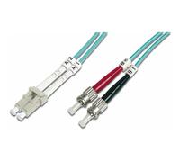 DIGITUS LWL Patchkabel LC -> ST 3.00m Multimode Duplex OM3