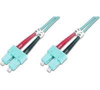 DIGITUS LWL Patchkabel SC-Duplex - SC-Duplex OM3 5,0 m