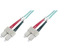 DIGITUS LWL Patchkabel SC -> SC 2.00m Multimode Duplex OM3