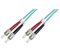 DIGITUS LWL Patchkabel ST -> ST 1.00m Multimode Duplex OM3