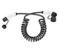 DIGITUS - Rallonge électrique - IEC 62196 Type 2 mâle bouchon de protection pour IEC 62196 Type 2 femelle bouchon de protection - 10 m - noir - triphasé, spirale