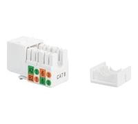 Digitus Module Keystone Cat-5e non blindé – RJ45 1GBase-T 100MHz AWG26-22 – Sans outil Blanc