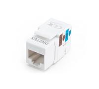 Digitus Module Keystone Cat-5e non blindé – RJ45 1GBase-T 100MHz AWG26-22 – Sans outil Blanc