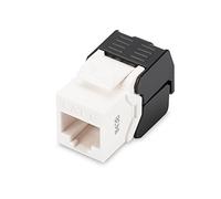 Digitus Connecteur Keystone RJ45 Cat6 non blindé vers LSA – Connexion sans outil, avec serre-câble