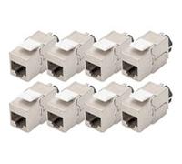 Digitus Module Keystone Cat-6A blindé RJ45 500 MHz 10GBase-T Montage sans outils 8 pièces