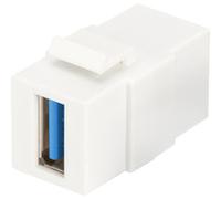 Digitus Module encastrable DN-93404 – USB 3.0 Keystone femelle-femelle – Blanc RAL 9003