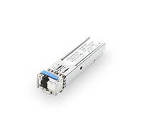 DIGITUS Module SFP Gigabit Universel - 1,25 Gbit/s - Mini GBIC - pour câble à Fibre Optique monomode - LC Simplex - bidirectionnel - TX1310/RX1550nm - portée 20 km - Plug & Play