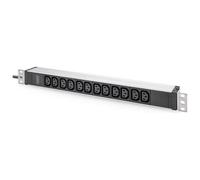 Digitus Prise multiple 19 pouces DN-95426 – 12x C13 230VAC 10A 2300W pour armoire/serveur