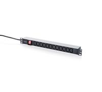 DIGITUS Multiprise 19 Pouces - 12 Prises IEC C13 - 1 U