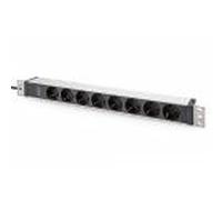 Digitus Multiprise Avec Profilé En Aluminium, 8 Prises À Contact De P