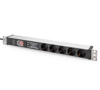 Digitus Multiprise Avec Profilé En Aluminium, Interrupteur, Protectio