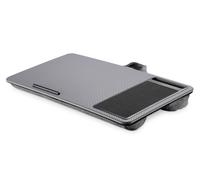 DIGITUS Coussin pour Ordinateur Portable - avec Support pour Smartphone & Tapis de Souris - jusqu'à 17" - Support pour Ordinateur Portable - pour Travailler confortablement Depuis Le canapé ou Le lit