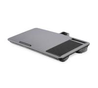 DIGITUS Coussin pour Ordinateur Portable - avec Support pour Smartphone & Tapis de Souris - jusqu'à 17" - Support pour Ordinateur Portable - pour Travailler confortablement Depuis Le canapé ou Le lit